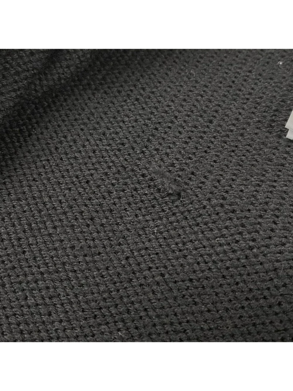 Chanel Cardigan 40 M Black Long Sleeve Sequin Wool
